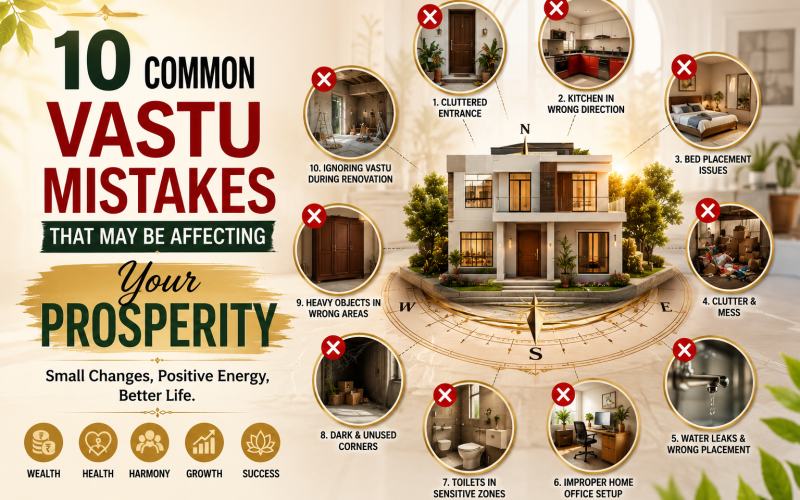 10 Common Vastu Mistakes That May Be Affecting Your Prosperity