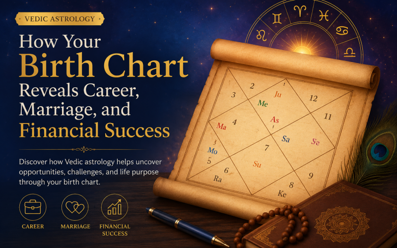How Your Birth Chart Reveals Career, Marriage, and Financial Success